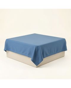 Dawn Canyon Flat Bed Sheet - Blue (synthetic illustration; no displayed measurements)