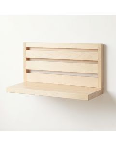 Shore Dell Wall-Mounted Entryway Organizer Shelf - Ivory (synthetic illustration; no displayed measurements)