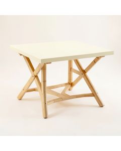 Meadow Bridge Patio Table - Cream (synthetic illustration; no displayed measurements)