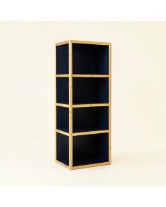 Brook Bluff Narrow Cubby Tower - Navy (synthetic illustration; no displayed measurements)