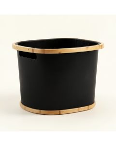 Dawn Bend Laundry Hamper - Black (synthetic illustration; no displayed measurements)
