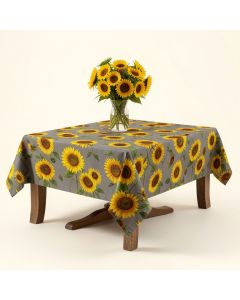 Sunflower Tablecloth (synthetic illustration; no displayed measurements)