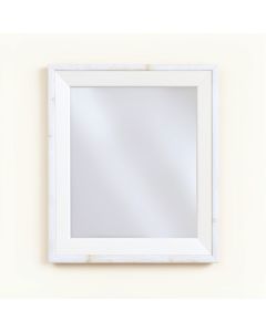 Cliff Brook Framed Wall Mirror - White (synthetic illustration; no displayed measurements)