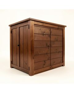 5 Ft. W X 3 Ft. D Solid Wood Horizontal Garbage Shed (synthetic illustration; no displayed measurements)