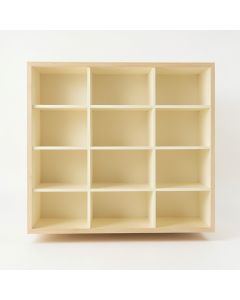Clay Bluff Empty Mug-Storage Cabinet Insert - Cream (synthetic illustration; no displayed measurements)