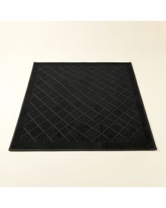 Ridge Bridge Rectangular Area Rug - Black (synthetic illustration; no displayed measurements)