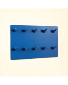 Moss Crossing Empty Wall-Mounted Tool Organizer Panel - Blue (synthetic illustration; no displayed measurements)