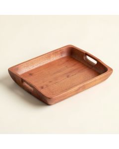 Ash Bluff Serving Tray - Terracotta (synthetic illustration; no displayed measurements)