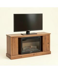 Delaine Tv Stand For Tvs Up To 90 '' With Electric Fireplace Included (synthetic illustration; no displayed measurements)