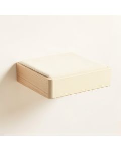 Laurel Bluff Wall-Mounted Cat Perch - Cream (synthetic illustration; no displayed measurements)