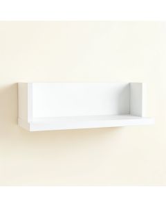 Vale Canyon Wall-Mounted Shelf - White (synthetic illustration; no displayed measurements)