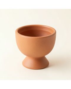 River Bridge Empty Candle Holder - Terracotta (synthetic illustration; no displayed measurements)