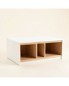 Cove Bridge Shoe Storage Bench - White (synthetic illustration; no displayed measurements)