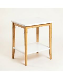 Linden Arc Side Table (synthetic illustration; no displayed measurements)