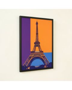 Modern Art Paris Eiffel Tower Graphic Art (synthetic illustration; no displayed measurements)