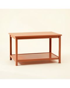 Spruce Crossing Empty Workshop Workbench - Terracotta (synthetic illustration; no displayed measurements)