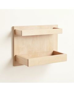 Bay Brook Empty Wall-Mounted Tool Organizer Panel - Beige (synthetic illustration; no displayed measurements)