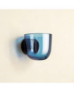 Vale Bridge Wall Sconce Mounted On A Plain Wall - Blue (synthetic illustration; no displayed measurements)
