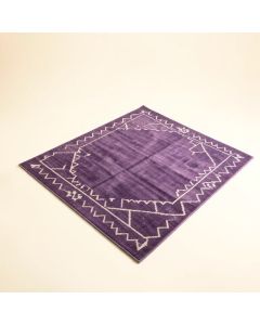 Rodrigue Geometric Purple Area Rug (synthetic illustration; no displayed measurements)
