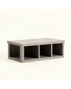 Cliff Dell Shoe Storage Bench - Gray (synthetic illustration; no displayed measurements)