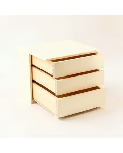 Clay Fold Under-Desk Drawer Unit - Cream (synthetic illustration; no displayed measurements)