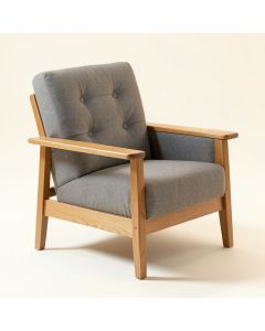 Basel 31.5 '' Wide Tufted Polyester Lounge Chair (synthetic illustration; no displayed measurements)