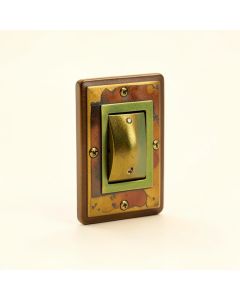 Flower Girl Mexican Art Colorful Single Toggle Light Switch (synthetic illustration; no displayed measurements)
