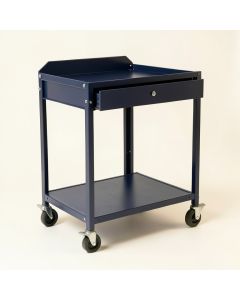 Alder Branch Empty Rolling Workshop Cart - Navy (synthetic illustration; no displayed measurements)
