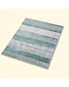 Myers Striped Light Gray/Teal Area Rug (synthetic illustration; no displayed measurements)