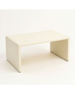 Dawn Falls Desktop Monitor Riser - Ivory (synthetic illustration; no displayed measurements)