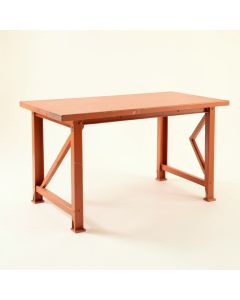 Summit Arc Empty Workshop Workbench - Terracotta (synthetic illustration; no displayed measurements)