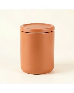 Heath Bend Storage Canister With Lid - Terracotta (synthetic illustration; no displayed measurements)