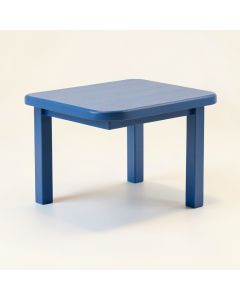Rowan Bridge Compact Balcony Table - Blue (synthetic illustration; no displayed measurements)