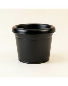 Rowan Crest Empty Planter - Black (synthetic illustration; no displayed measurements)