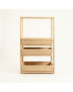 Pine Branch Empty Vertical Garden Frame - Beige (synthetic illustration; no displayed measurements)