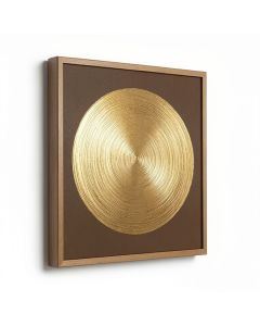 Golden Circle Painting Print (synthetic illustration; no displayed measurements)
