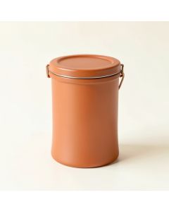 Stone Branch Storage Canister With Lid - Terracotta (synthetic illustration; no displayed measurements)