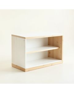 Linden Branch Low Bookcase - White (synthetic illustration; no displayed measurements)