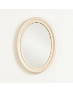 Hazel Bluff Framed Wall Mirror - Ivory (synthetic illustration; no displayed measurements)