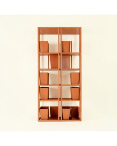 Maple Canyon Empty Vertical Garden Frame - Terracotta (synthetic illustration; no displayed measurements)