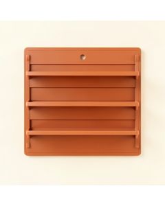 Ridge Arc Empty Wall-Mounted Tool Organizer Panel (synthetic illustration; no displayed measurements)
