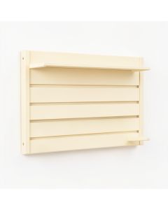 Glen Branch Empty Wall-Mounted Tool Organizer Panel - Cream (synthetic illustration; no displayed measurements)