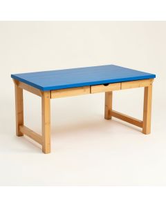 Elm Dell Empty Workshop Workbench - Blue (synthetic illustration; no displayed measurements)