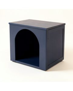 Field Falls Empty Furniture-Style Litter Enclosure - Navy (synthetic illustration; no displayed measurements)
