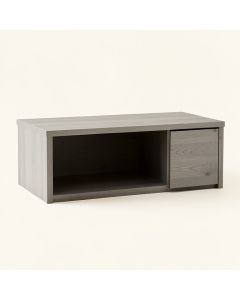 Ash Crossing Shoe Storage Bench - Gray (synthetic illustration; no displayed measurements)