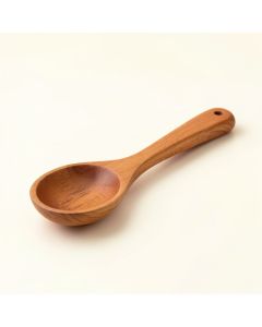 Oak Arc Cooking Spoon - Terracotta (synthetic illustration; no displayed measurements)