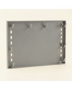 Pine Dell Empty Wall-Mounted Tool Organizer Panel - Gray (synthetic illustration; no displayed measurements)