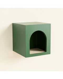 Heath Falls Wall-Mounted Cat Perch - Green (synthetic illustration; no displayed measurements)
