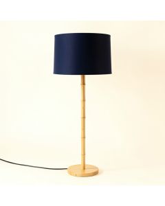 Brook Crossing Floor Lamp With A Plain Fabric Shade - Navy (synthetic illustration; no displayed measurements)