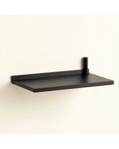 Heath Canyon Wall-Mounted Shelf - Black (synthetic illustration; no displayed measurements)